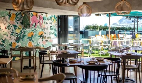 Ovolo Southside Restaurant Terrace in Hong Kong