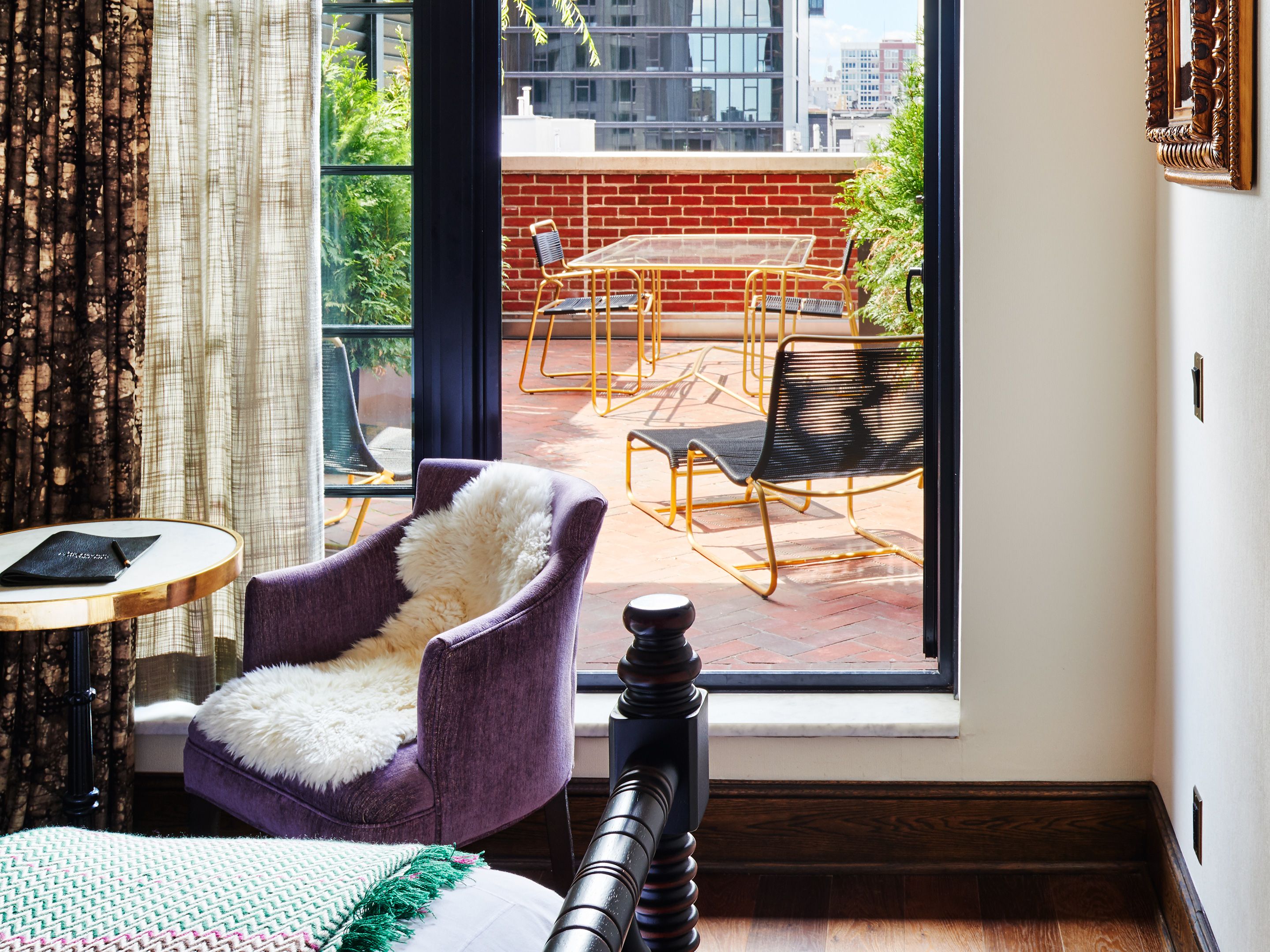 Studio Queen with Terrace, The Ludlow Hotel