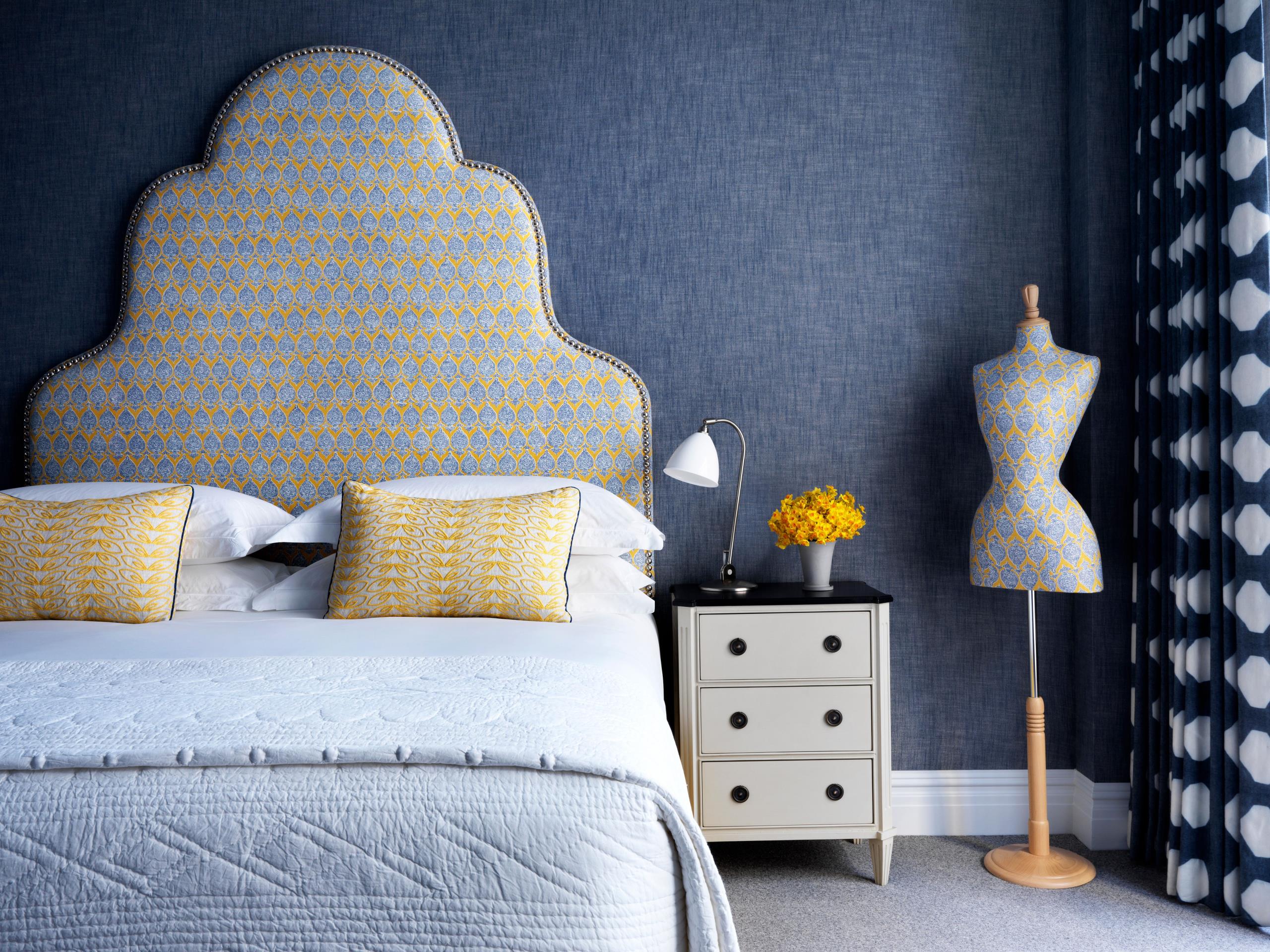 The Whitby Blue Wallpaper in New York City