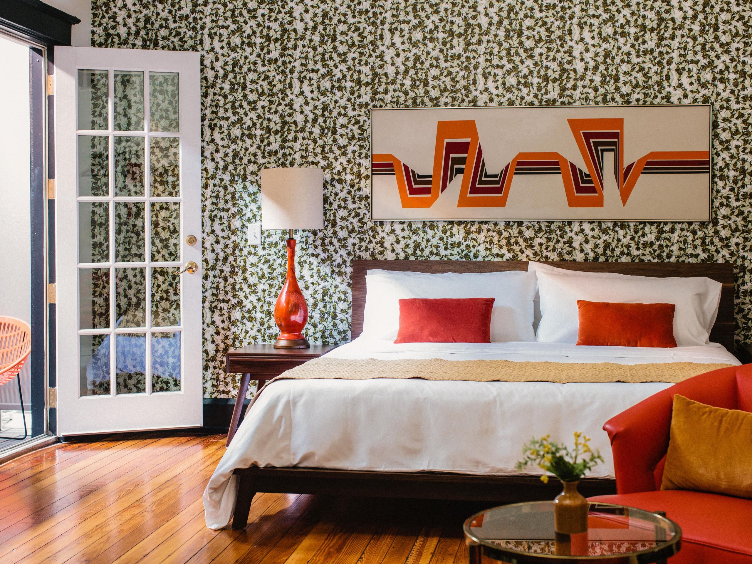 The Dwell Flowers Wall in Chattanooga