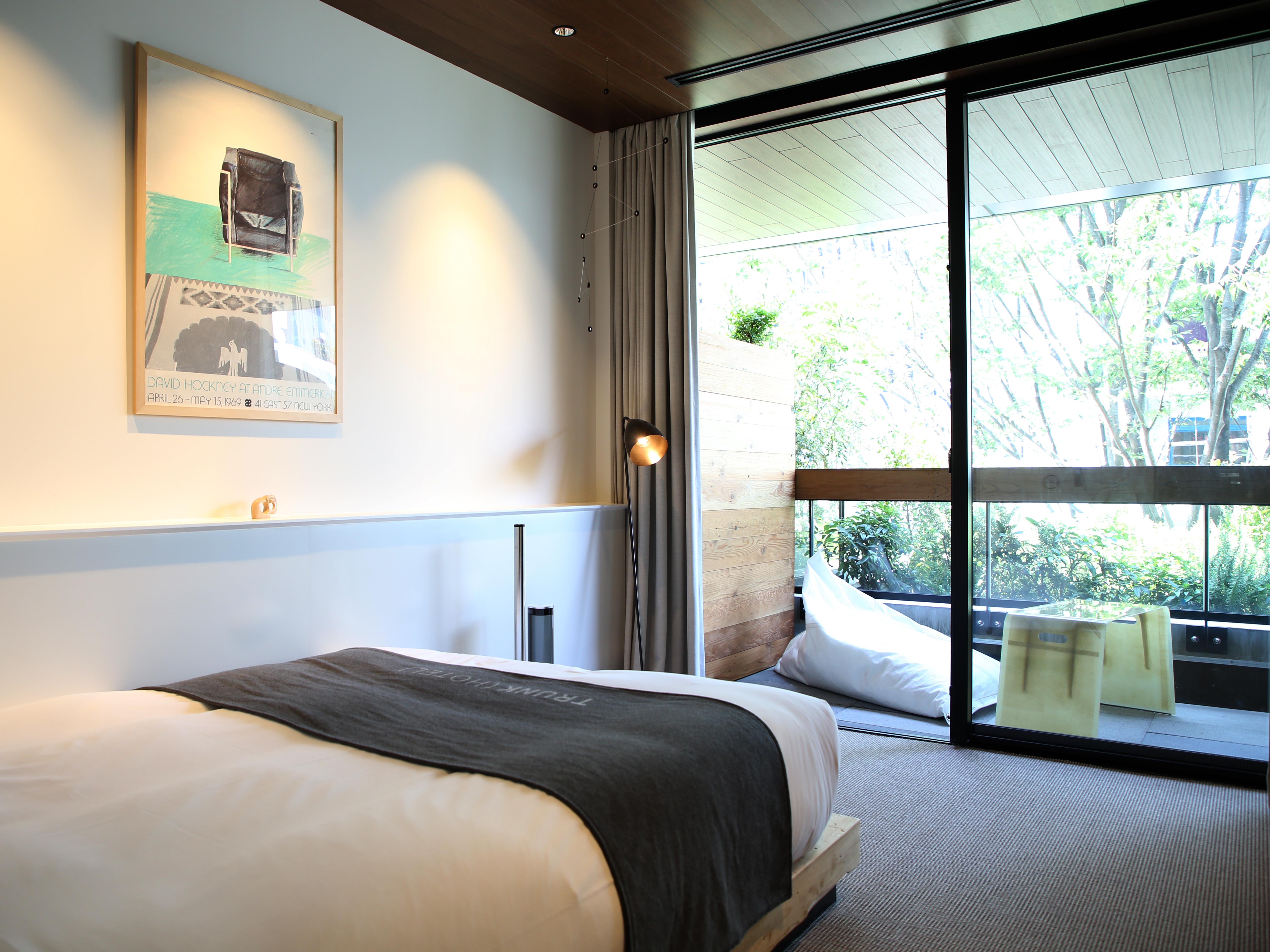 Trunk Hotel Bedroom in Tokyo