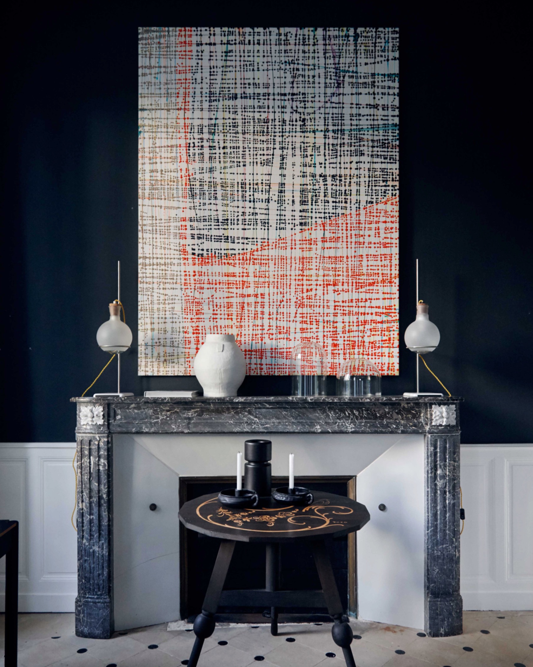 006 Chateau De La Resle Interior Art