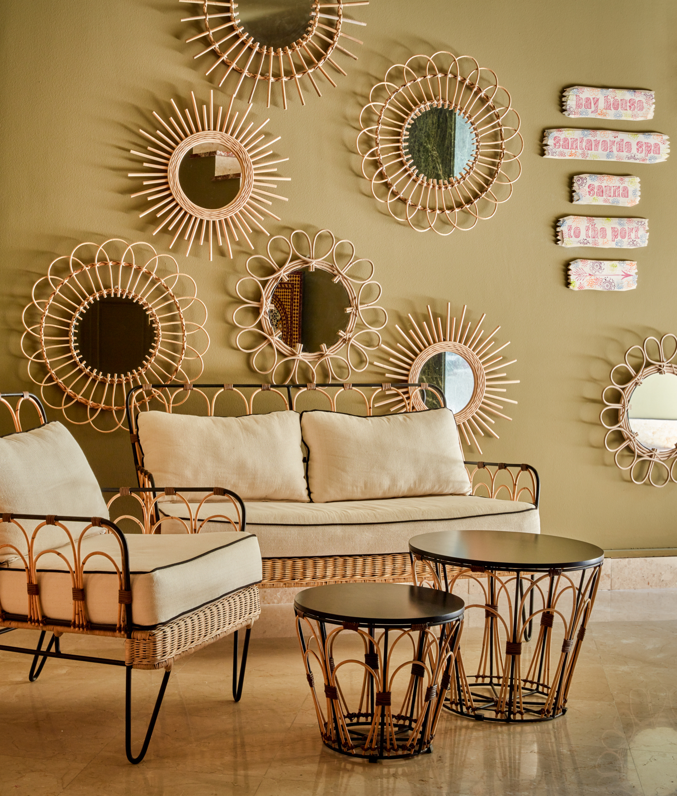 Bikini Island Port De Soller Terrace Interior Design