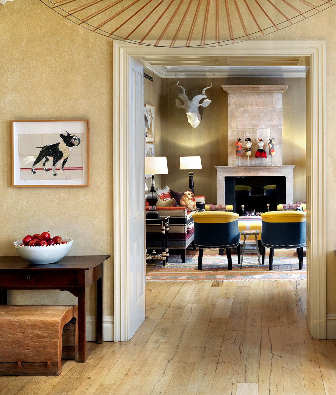 Knightsbridge Hotel Lobby Art Chairs in London