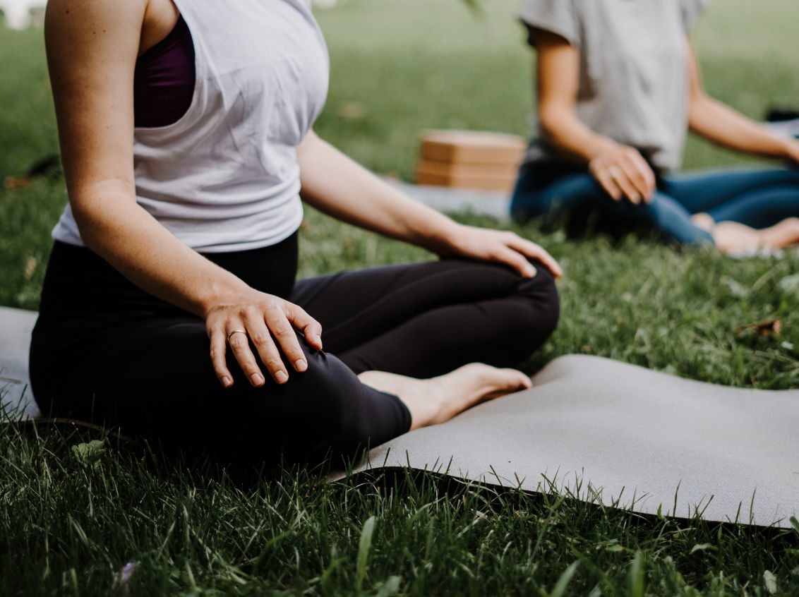 16 Hotels Enhancing Longevity Hotel Schwarzschmied Yoga Session