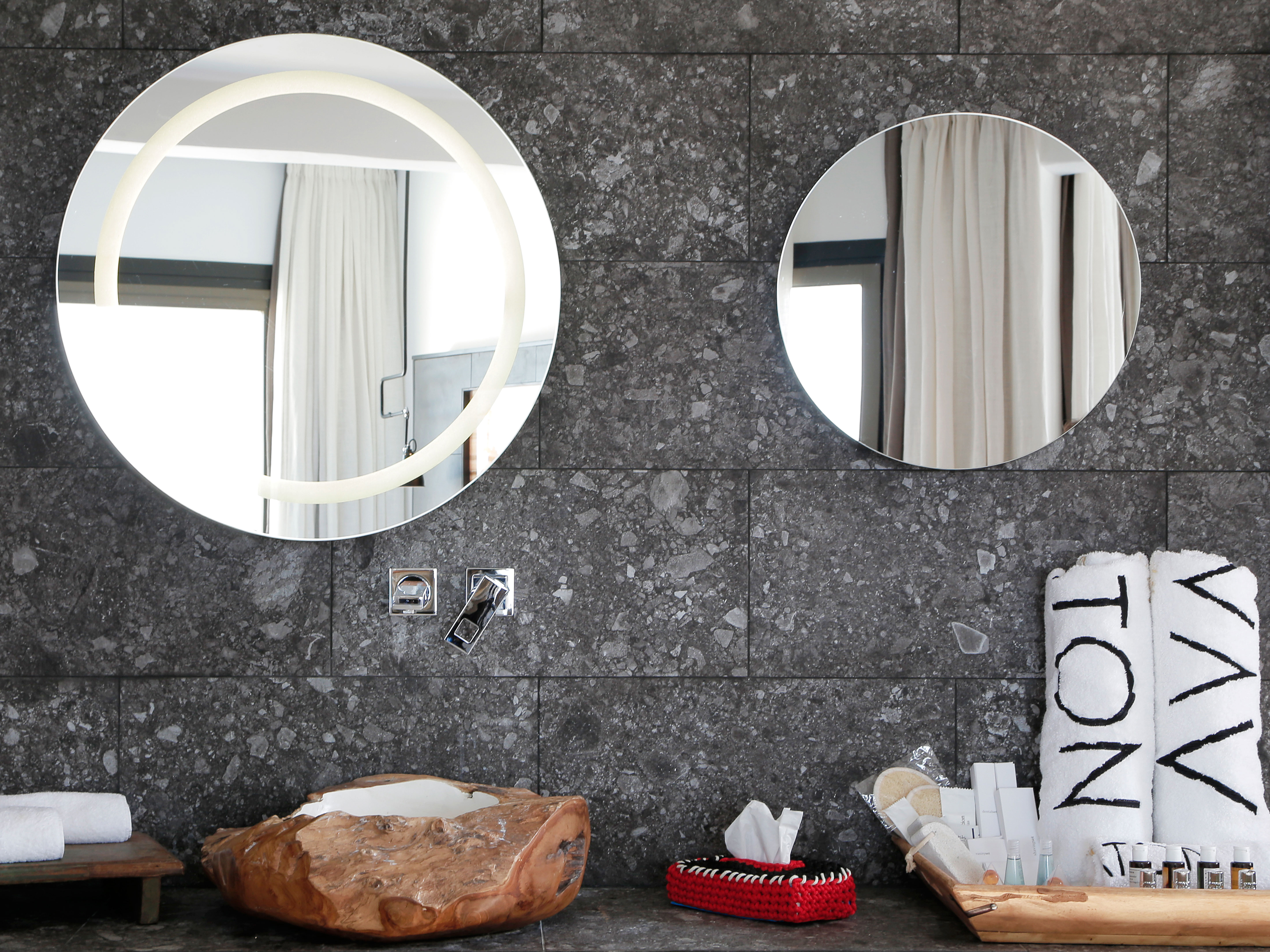 Myconian Avaton Bathroom in Mykonos