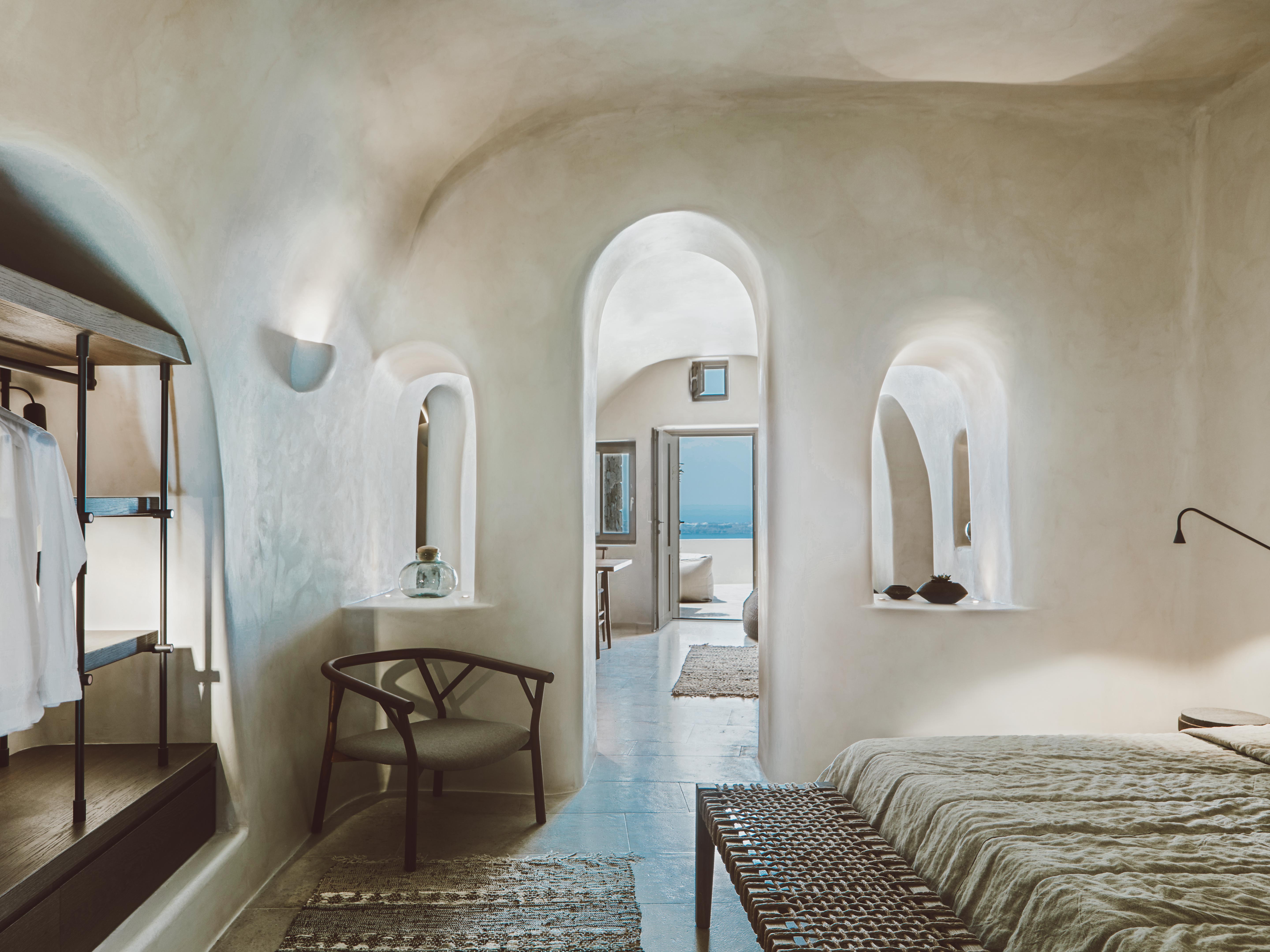 Vora Interior on Santorini