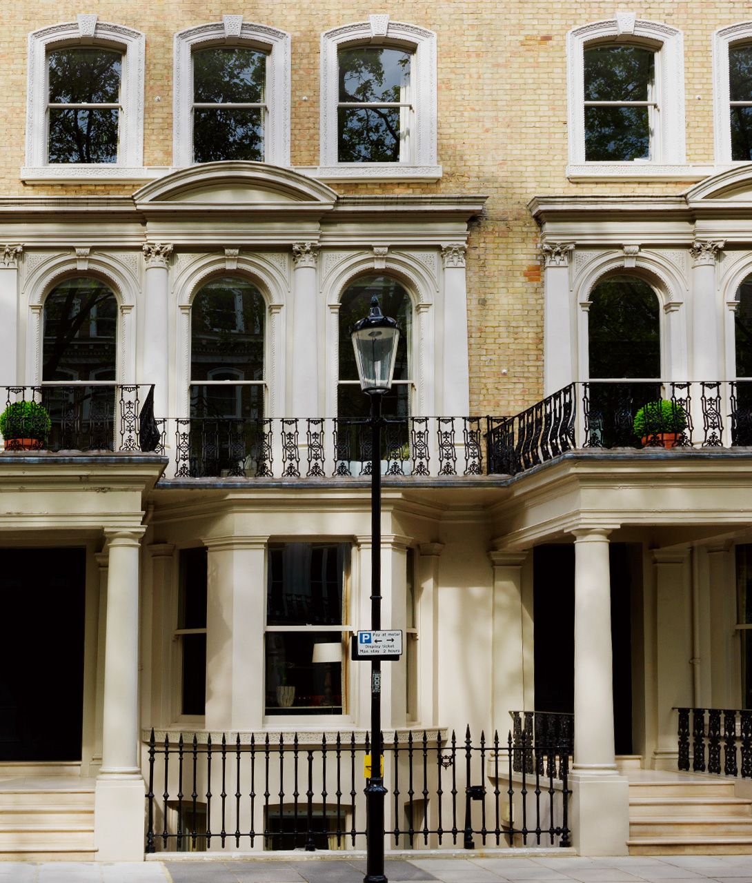 Knightsbridge Hotel Facade in London
