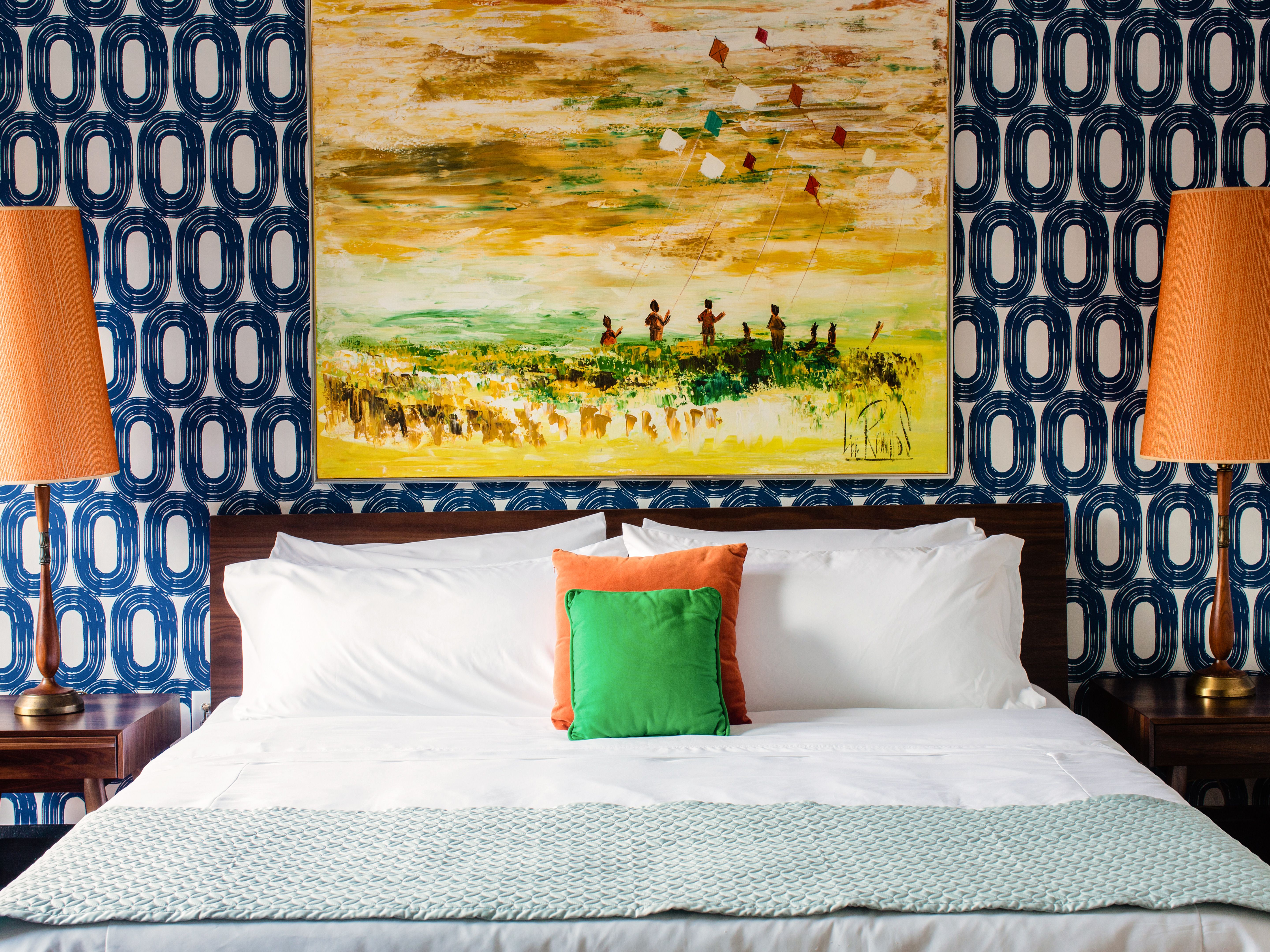 The Dwell Orange Lamps in Chattanooga