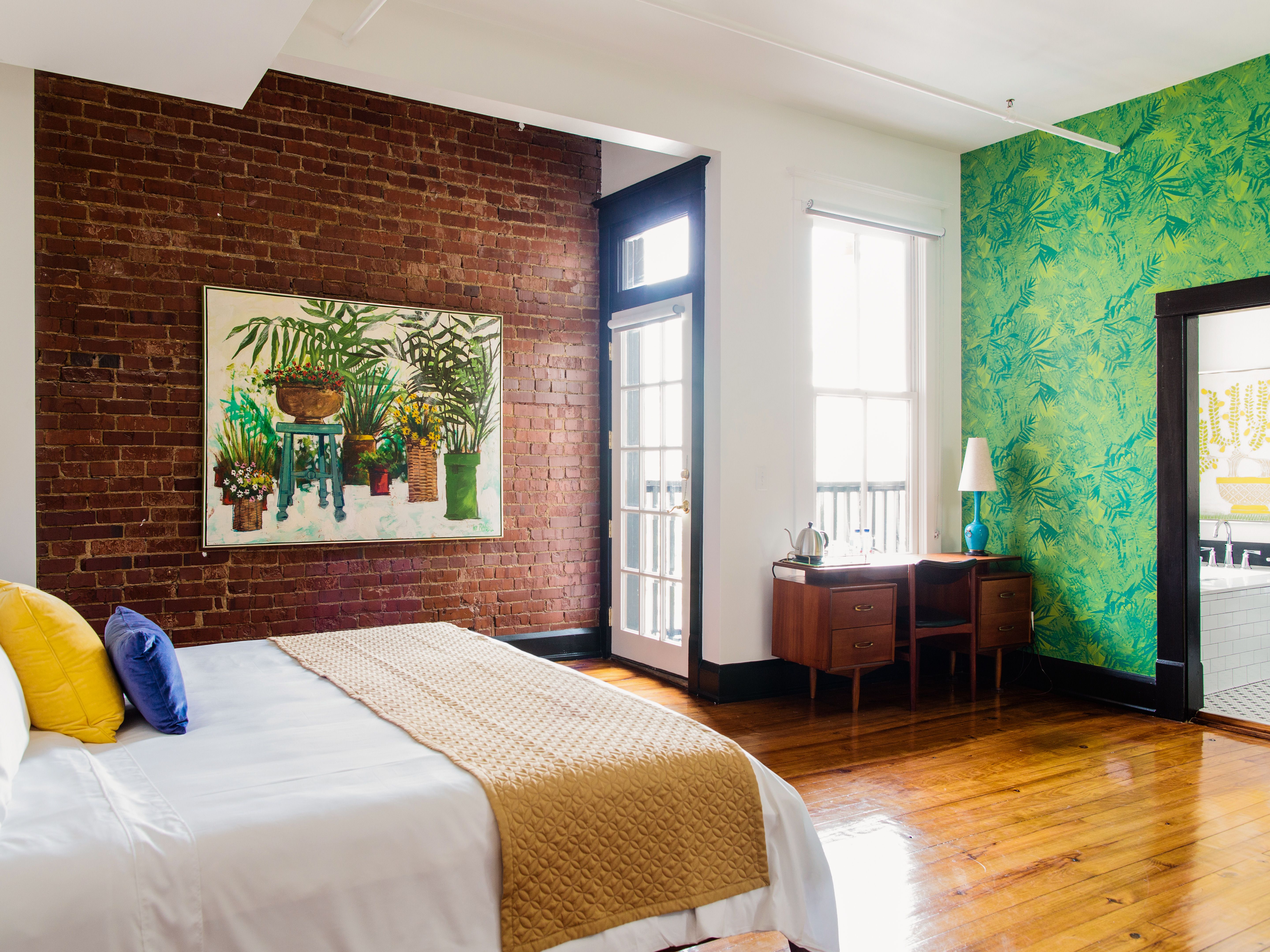 The Dwell Brick Wall in Chattanooga